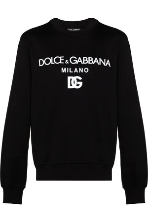 Dolce & Gabbana Logo-embroidered cotton sweatshirt