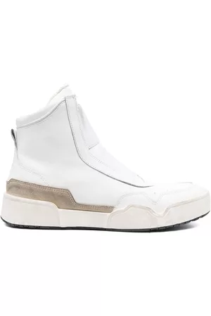 Isabel Marant Men High Top Sneakers - Elasticated-strap high-top sneakers - White