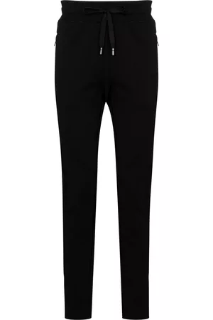 Dolce & Gabbana Men Sweatpants - Logo plaque track pants - Black