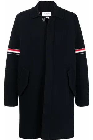 Thom Browne Milano RWB striped car coat