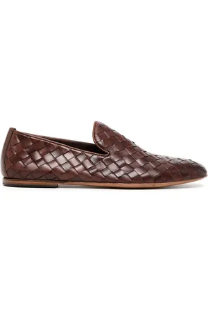 Neil Barrett Woven-leather loafers