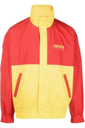 Kenzo Logo colour-block jacket