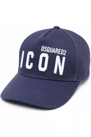 Dsquared2 Boys Caps - Logo embroidered cap - Blue