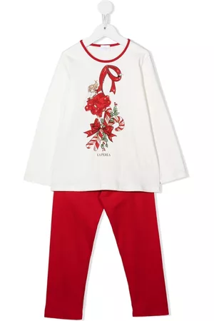 La Perla Pajamas - Embellished graphic-print pyjamas - White