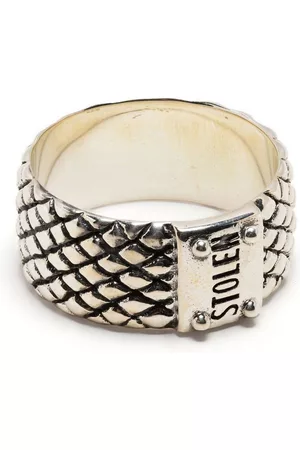 Stolen Girlfriends Club Band Rings - Snake sterling silver band ring
