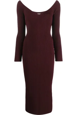 Khaite Ribbed knit midi dress