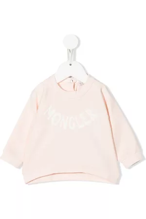 Moncler Logo-print detail sweatshirt - Pink