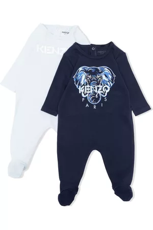 Kenzo Pajamas - Two-pack logo-print pajamas - Blue