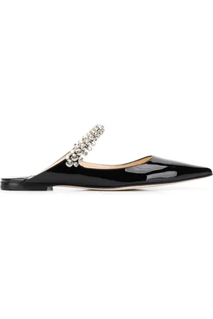 Jimmy Choo Bing crystal-embellished pointed mules