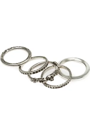 WERKSTATT:MÜNCHEN Stacked skull rings