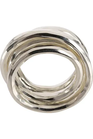 WERKSTATT:MÜNCHEN Multi band hammered ring