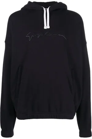 Giorgio Armani Logo-print cotton hoodie