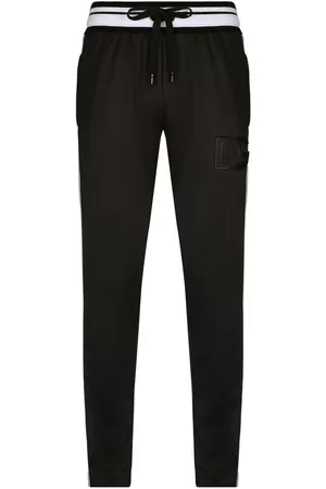 Dolce & Gabbana Logo-tape track trousers - Black