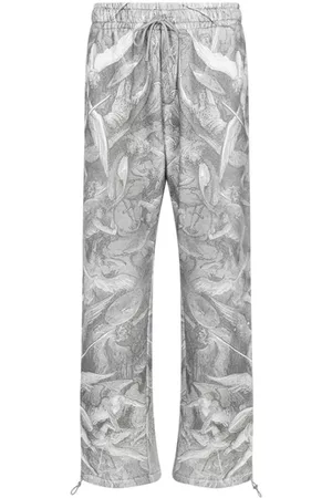 STAMPD Graphic-print track pants - Grey