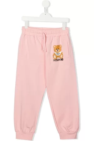 Moschino Teddy Bear motif track pants - Pink
