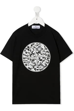 Stone Island Logo-print cotton T-shirt