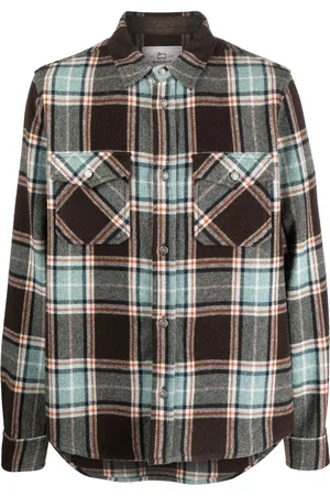 Woolrich Alaskan Melton plaid-check shirt