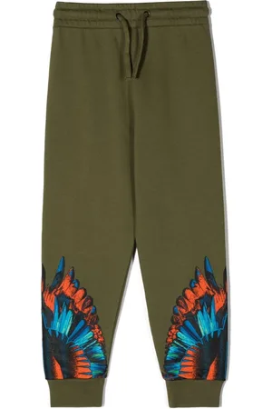 MARCELO BURLON Signature wings-print track pants