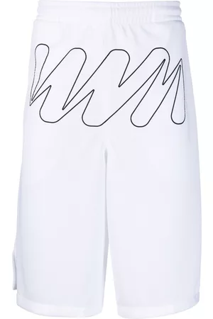 OFF-WHITE Men Sports Shorts - Wave-detail shorts