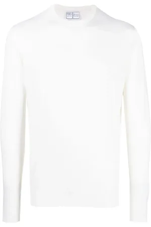 FEDELI Crew-neck cashmere cardigan