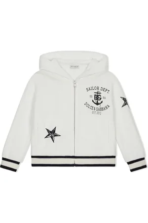 Dolce & Gabbana Star-patch zip-front hoodie