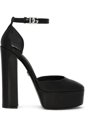 Dolce & Gabbana 145mm patent-leather platform pumps
