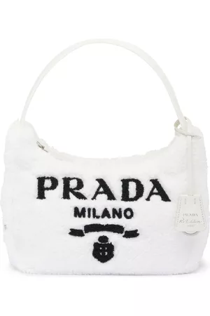 Prada Re-Edition 2000 terry mini bag - White