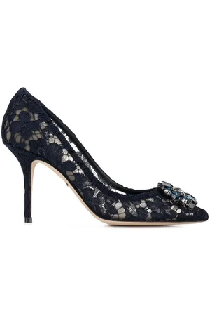 Dolce & Gabbana Rainbow Lace 90mm brooch-detail pumps