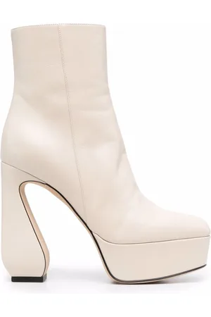 SI ROSSI Sculpted-heel platform boots
