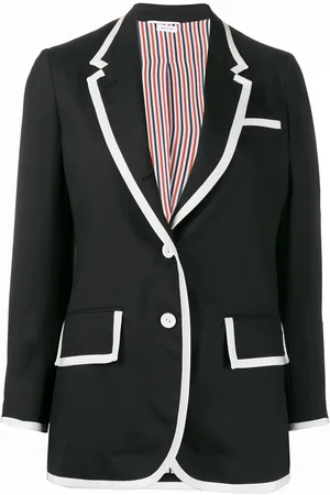 Thom Browne Super 120s plain weave jacket
