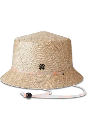 Le Mont St Michel Arsene raffia cloche hat
