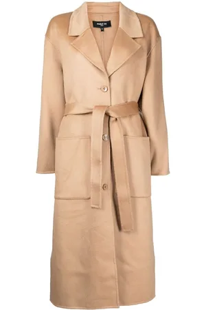 Paule Ka Single-breasted belted coat
