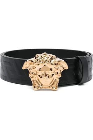 VERSACE La Medusa Greca leather belt