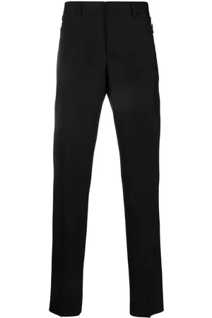Moschino Men Skinny Pants - Mid-rise slim-cut trousers - Black