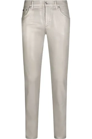 Dolce & Gabbana Coated slim-fit jeans