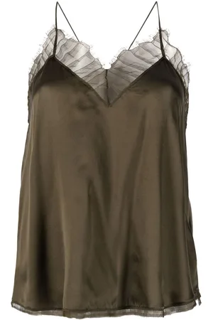 IRO V-neck silk vest top
