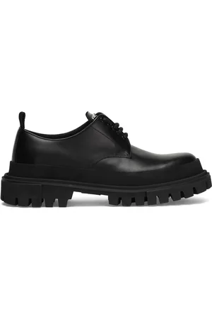 Dolce & Gabbana Logo-plaque detail Derby shoes