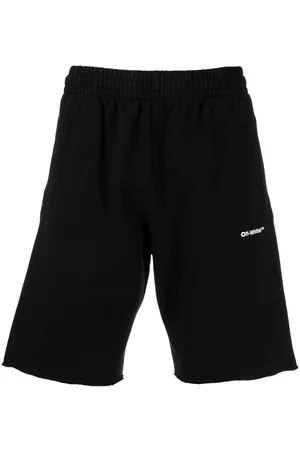 OFF-WHITE Wave Diag track shorts - Black