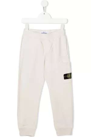 Stone Island Compass-patch track pants - Neutrals