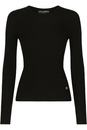 Dolce & Gabbana DG-logo cashmere-silk jumper