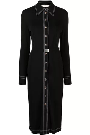 Tory Burch Buttoned-up pencil dress - Black