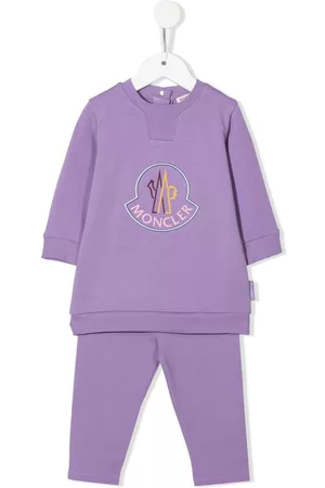 Moncler Logo-print tracksuit set - Purple