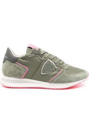 Philippe model Tropez suede-panelled sneakers