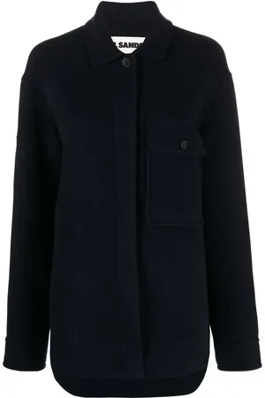 Jil Sander Flocked-monogram wool jacket