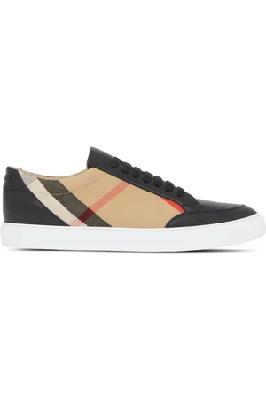 Burberry House Check-print lace-up sneakers