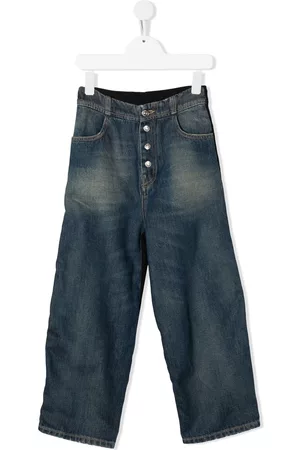 Maison Margiela Straight Jeans - Panelled straight-leg jeans - Blue