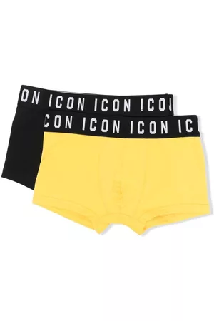 Dsquared2 Boys Boxer Shorts - Two-pack Icon boxer briefs - Black