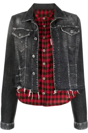 Dsquared2 Shirt-insert denim jacket