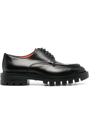 santoni 35mm leather Oxford shoes
