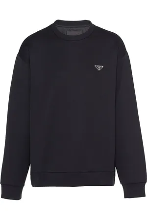 Prada Triangle-logo cotton sweatshirt